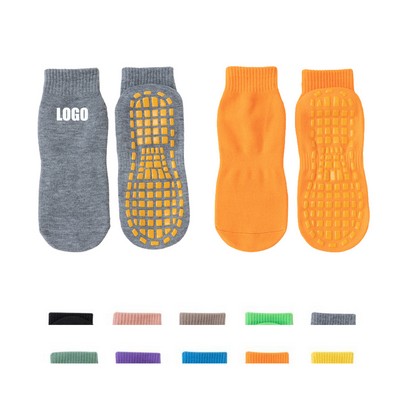 Adult / Kids Unisex Non Slip Yoga Socks MOQ 100 PAIRS