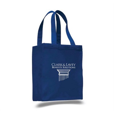 Canvas Gusset Shopping Tote Bag