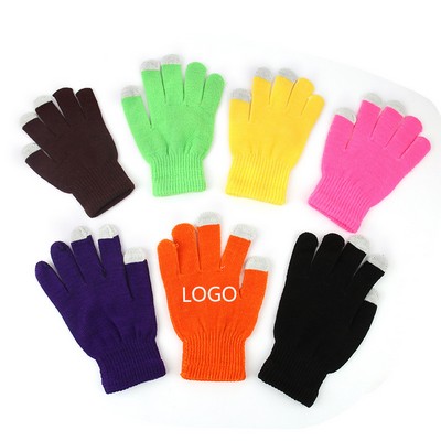 Warm Knit Texting Touchscreen Gloves