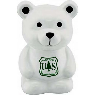 4" Ceramic Bear Bank