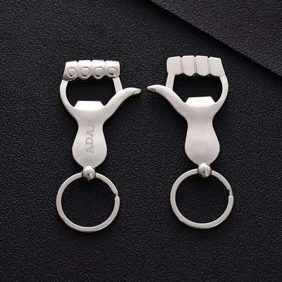 Hand Shaped Bottle Opener w/Key Ring