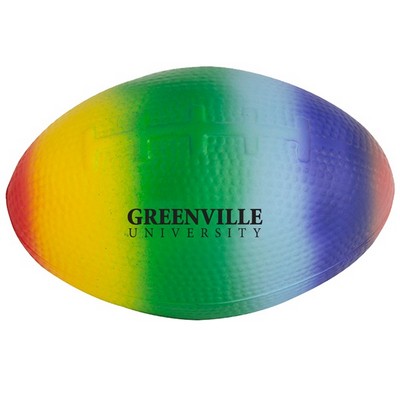 Rainbow Football Design Stress Reliever