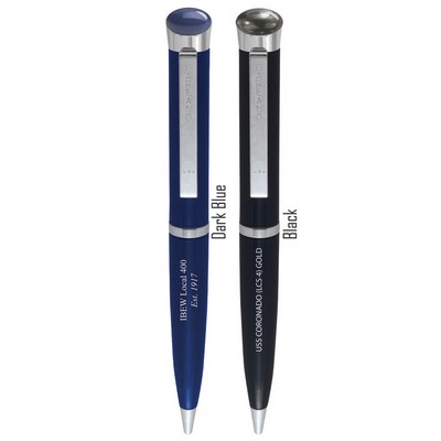 Executive Aura Pen - Garland® USA Made Executive Pen | High Gloss Metal Pen | Chrome Accents