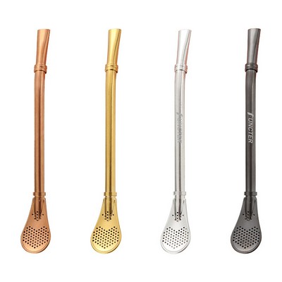 304 Stainless Steel Straw Spoon