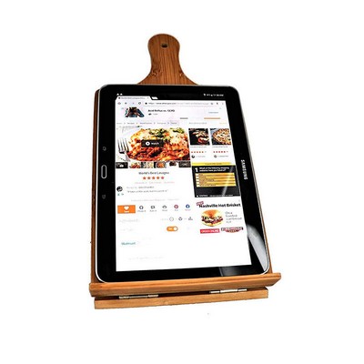 Bamboo Recipe Book Stand/Cookbook Holder