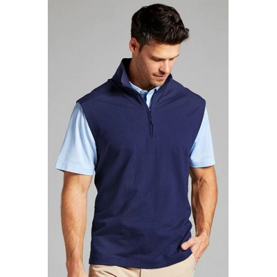 Bermuda Sands® Men's "Lewis" Quarter Zip French Terry Vest