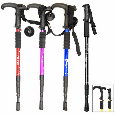 Mountain Tech Collapsible Hiking Trekking Poles Sticks