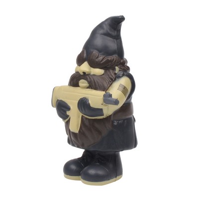 New PU Foam Dwarf with Gun Shaped Stress Reliever