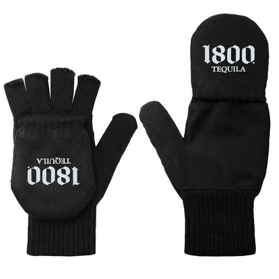 Fingerless Glove-Mitten Combo with Oversized DTF