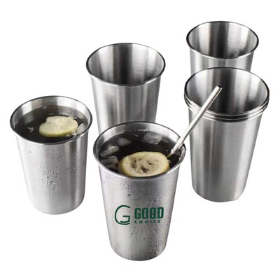 Single Wall Stainless Steel Pint Cup