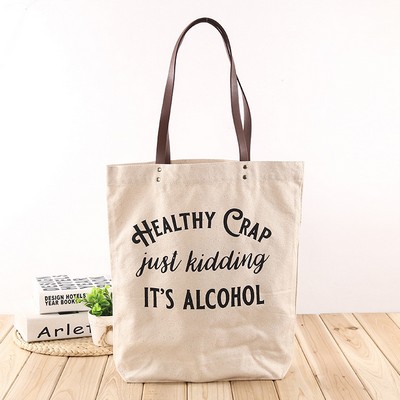 12oz canvas Cotton Grocery Tote