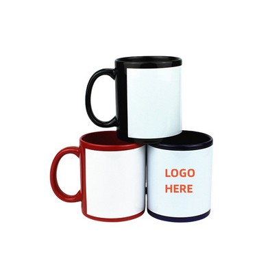 11 oz. Economy Ceramic Mug - Full Color Sublimated