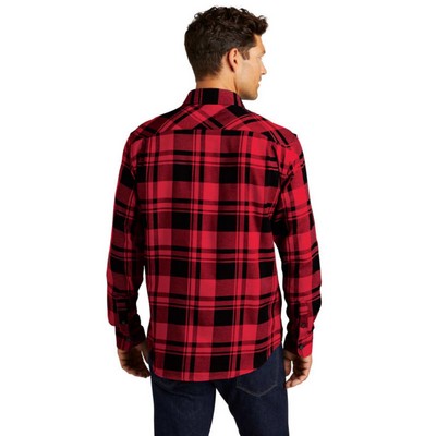 Port Authority Plaid Flannel Shirt.