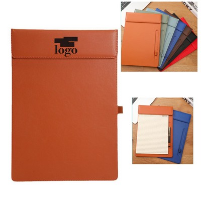 Pu Leather Magnetic A4 Folder Clipboard