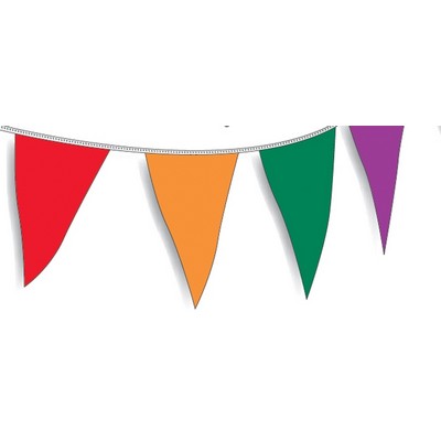 30' Heavy Duty Standard Spectrum Series Pennant (12" x 18")