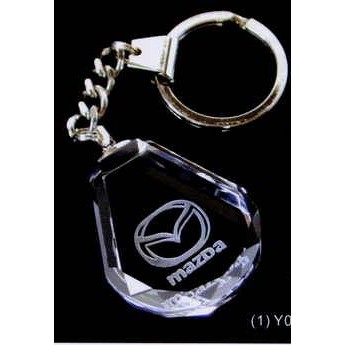 Tear Drop Optic Crystal Keychain