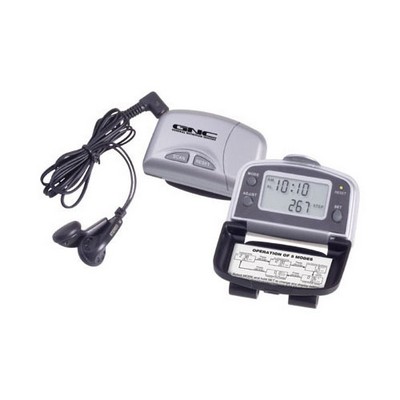 FM Scan Radio w/ 5-Function Pedometer