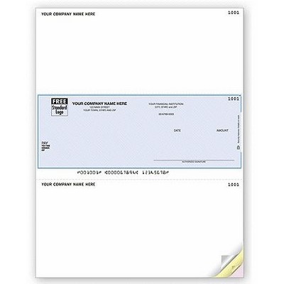 Standard Security Laser Multipurpose Check (3 Part)