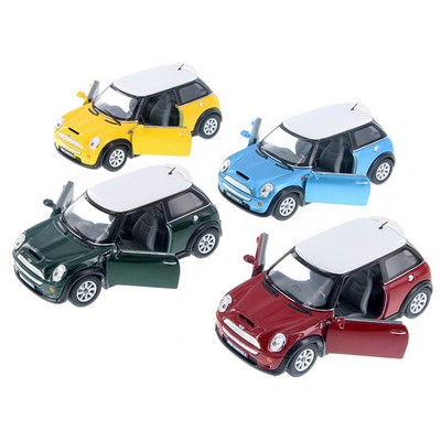 5" 1/28 scale Die Cast Mini Cooper