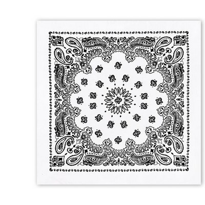 22" White Trainmen Bandana