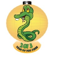 Chinese New Year/Year of the Snake Lapel Pin