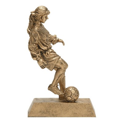 10.5" Female Soccer Signature Resin Figure Trophy