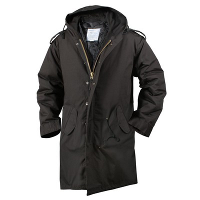 Black Military M-51 Fishtail Parka Jacket (3XL)