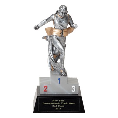 Resin Female Track Trophy