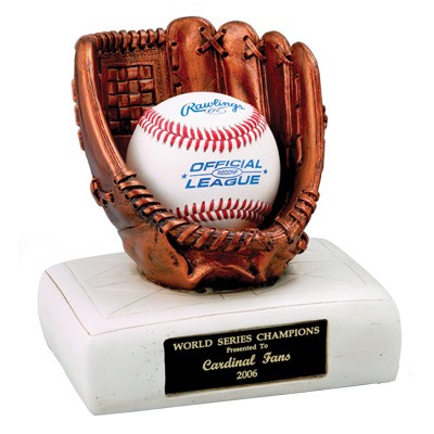 6½" Baseball Glove Trophy