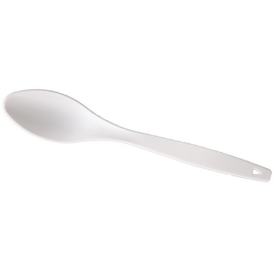 12 inch Solid Spoon White