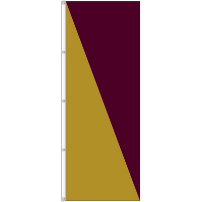 5' x 3' Diagonal Style Vertical Nylon Decorative Flag