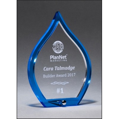 Blue Flame Acrylic Award (5.5"x7.25")