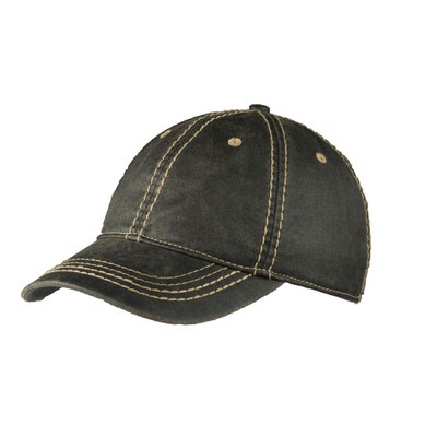 Port Authority® Pigment Print Distressed Cap