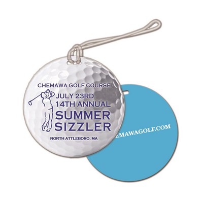 Golf Ball Bag Tag