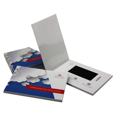 2GB 5 inch LCD A5 Size Bi-fold Video Brochure