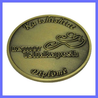 Die Cast Antiqued Medallions (1.5'')