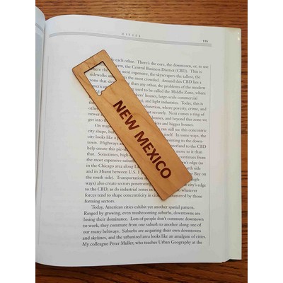 1.5" x 5.75" - New Mexico Hardwood Bookmarks