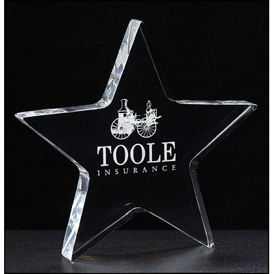 Acrylic Star Paperweight