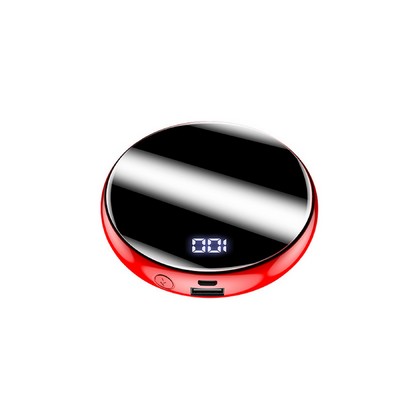 6000 mA Round Mirror Power Bank