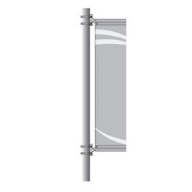 36" Single Pole Banner Bracket Kit