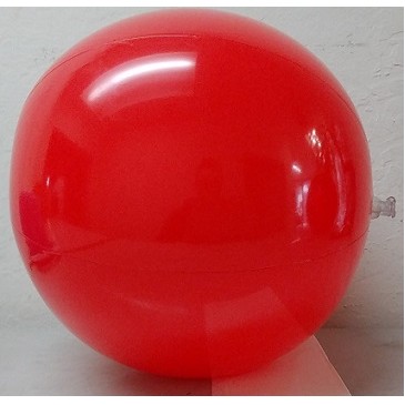 36" Inflatable Solid Red Beach Ball