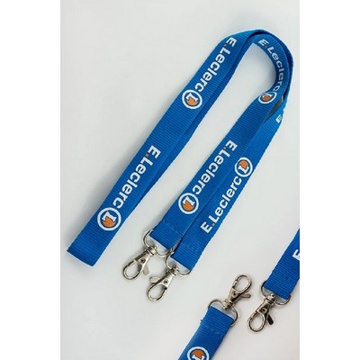 1/2" Dual Hook Lanyard