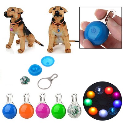 Led Flash Light Pet Pendant