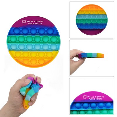 Silicone Push Pop Bubble Ball Toy-Round