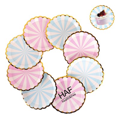 Round Disposable Paper Plates