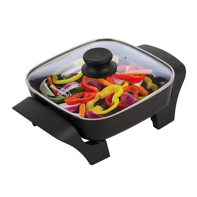 8'' Black Electric Skillet