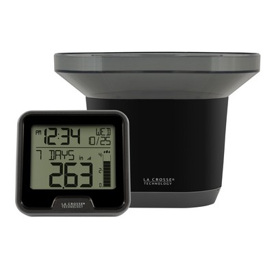 La Crosse® Technology Digital Rain Gauge w/Indoor Temperature