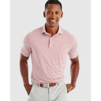 Johnnie-O® Men's "Seymour" Lightweight Striped Prep-Formance Jersey Polo