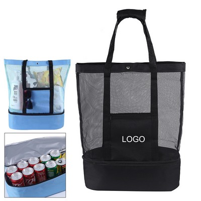 Mesh Picnic Beach Cooler Bag