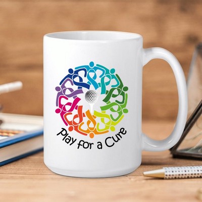 11 Oz. Sublimated Ceramic Full Color Coffee Mug. Price Includes gift box. Printed in a Union Shop